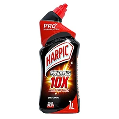 Image of Harpic Professional Range Power Plus Toilet Cleaner Gel Original Scent 12 pcs 1L Each