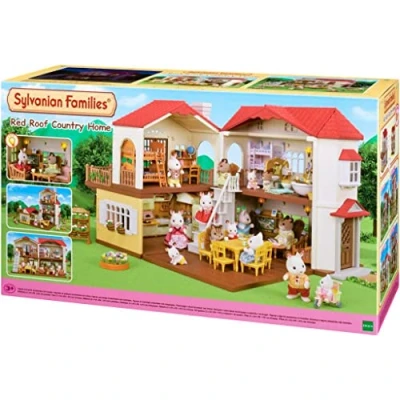 Image of Sylvanian Families 5302 Town House with Light Dollhouse, Multicolor