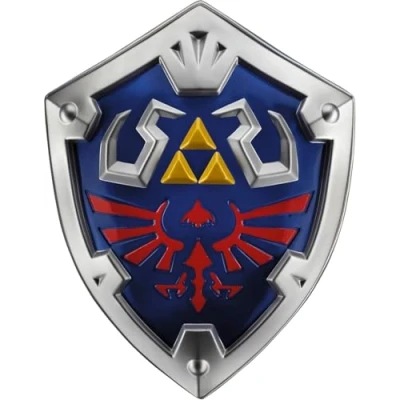Image of DISGUISE DISKX85719 Legend of Zelda Link Shield Costume Accessory, Boys, Grey, One Size