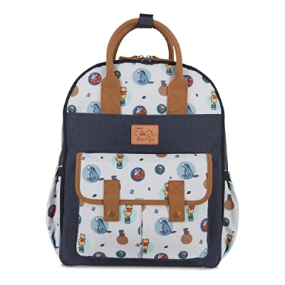 Image of Disney Baby 1 Backpack Diaper Bag, Winnie The Pooh Double Hnadle