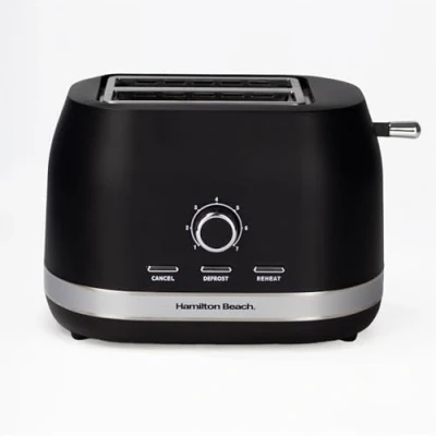 Image of Hamilton Beach Ella 2 Slice Matte Black Toaster