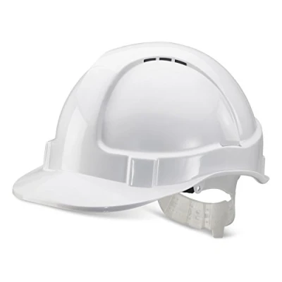 Image of ECONOMY VENTED SAFETY HELMET WHITE