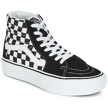 Image of Vans UA SK8HI Platform 2.0 Hightop trainers, Women&#039;s, Size: 7.5, Black Leather and textile