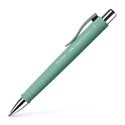 Image of Faber Castell Poly Ball XB Ballpoint pen Mint Green