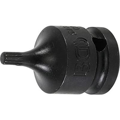 Image of BGS 5487 M5 Impact Bit Socket length 43 mm 12.5 (1/2&quot;) Drive Spline (for XZN)