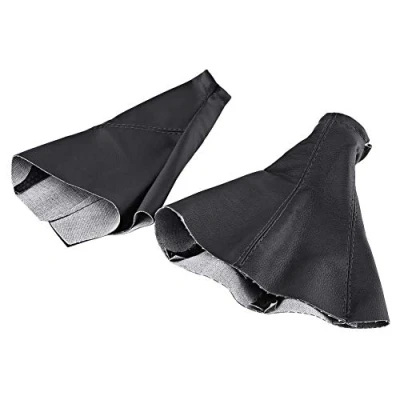 Image of Akozon Gear Shift Gaiter Boot, Stick Cover PU Leather Dust Boot for 2001 2006 Corsa B 1993 2000