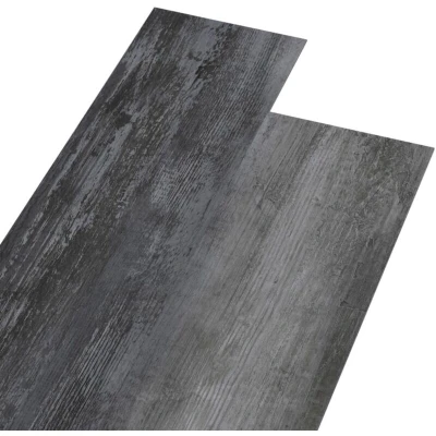 Image of vidaXL Self adhesive PVC Flooring Planks 5.21 m? 2 mm Shiny Grey