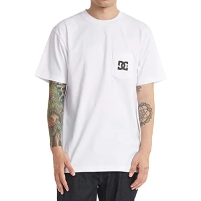 Image of DC Shoes STAR Basic Tshirt, Men&#039;s, Size: Small, White