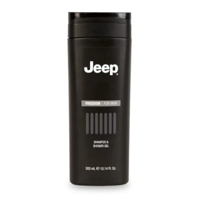 Image of JEEP Freedom Shampoo &amp; Shower Gel for Men, with Aromatic and Woody Fragrance, Fresh Sensation, Made in Italy, 300 ml