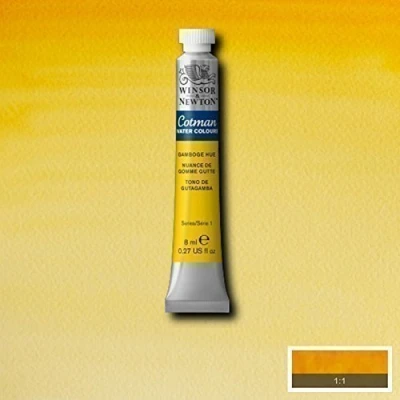 Image of Winsor &amp; Newton Cotman Watercolour Paint 8ml Tubes Gamboge Hue