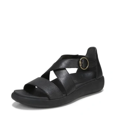 Image of Vionic Harmony RX Women&#039;s Flat Sandals with Arch Support Black UK 5.5 Wide Fit