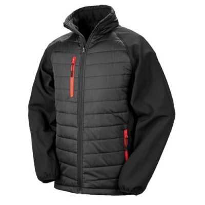 Image of Result Veste Softshell Rembourrée Black Compass