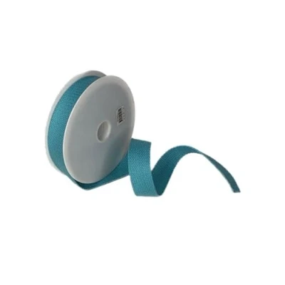 Image of Trimz Cotton Webbing, Aqua Blue, 30mm