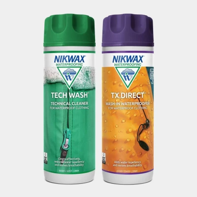 Image of Nikwax 300ml Tech Wash / TX.Direct Twin Pack Maintenance items for clothing