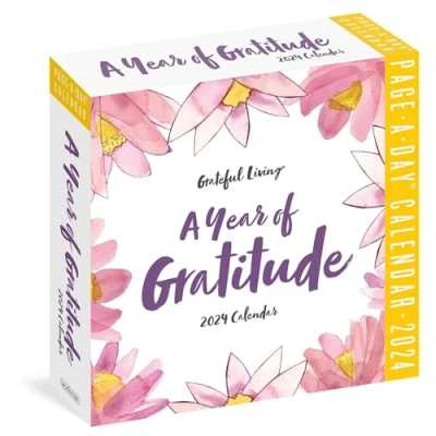Image of Year of Gratitude Page A Day Calendar 2024: Wake Up Grateful