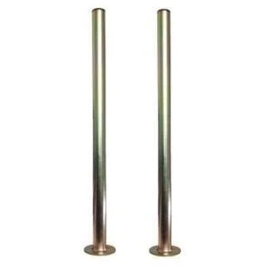 Image of leisure MART A pair of Trailer prop stand corner steadies both 34mm diameter x 610mm length Pt no. LMX2138