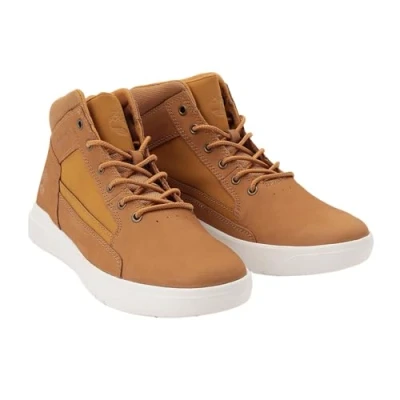 Image of Timberland Men&#039;s Allston Mid Sneaker, Wheat Nubuck, 10.5 UK