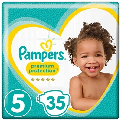 Image of Pampers Premium Protection Nappies Size 5 Junior (11 16 kg) Pack of 35