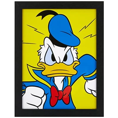 Image of Donald Duck FP11137P PL Mad 30x40 cm Framed Print