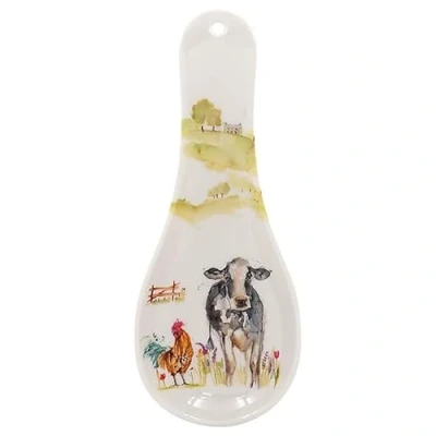 Image of Leonardo Collection Farmyard Melamine Teabag Holder &amp; Spoon Rest