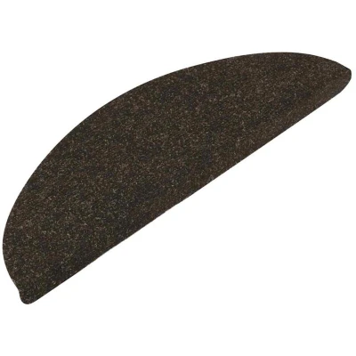 Image of Stair Mats Self adhesive 30 pcs Anthracite 56x17x3 cm Vidaxl