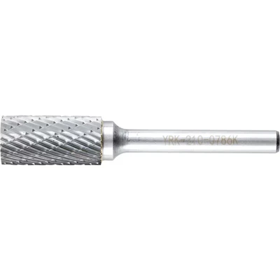 Image of York 12.7X25MM Cylindrical Plain End Carbide Burr Dbl Cut
