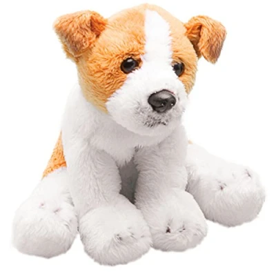 Image of Yomiko Small Sitting Dog, Jack Russell, Tan and White