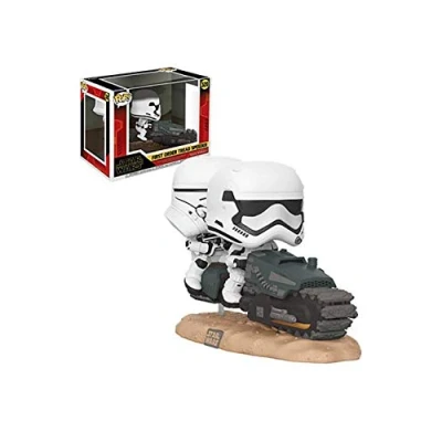 Image of Funko Pop!. Movie Moment: Star Wars the Rise Of Skywalker Burges Bike First Order Tread Speeder Collectible Figure Collectable Vinyl Gift Idea Official Merchandise Movies Fans
