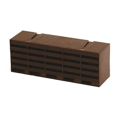 Image of 10 x Brown Air Bricks Vent 9&quot; 3&quot; Brick Grille AirBrick Flow Vents Ventilation