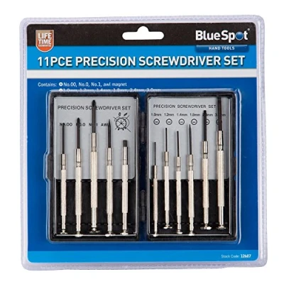 Image of Blue Spot Tools 12607 B/SPOT Precision Screwdriver Set (11 Piece)
