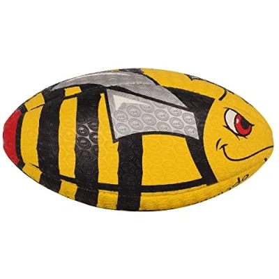 Image of Optimum Rugby Ball Balanced and Responsive for Accurate Handling Kicking of Top Performing Balls Perfect Training Gameplay 2 Ply 410g Stinger 3