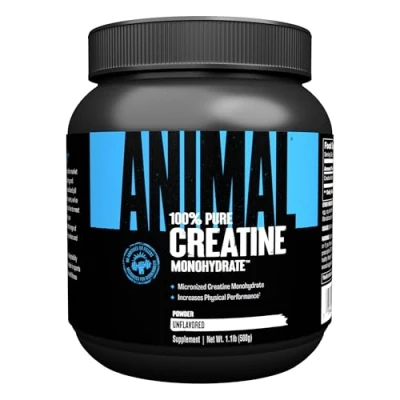 Image of Animal Micronized Creatine Delay Muscle Fatigue, Enhance Endurance, Boost Strength Monohydrate Supplement for Men &amp; Women 500g