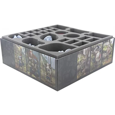 Image of Feldherr foam tray set compatible with Blood Rage board game box