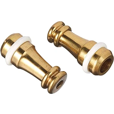 Image of fiXte Solid Brass Curtain Roman Blind Ceiling Light Extractor Fan Cord Pull Handle Switch Pack of 2