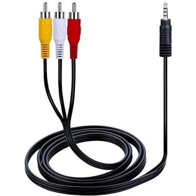 Image of TV Lead for Sony Handycam Camcorders Replacment VMC 20FR / 30FR AV/AUDIO VIDEO Connecting Cable Length: 1.5m