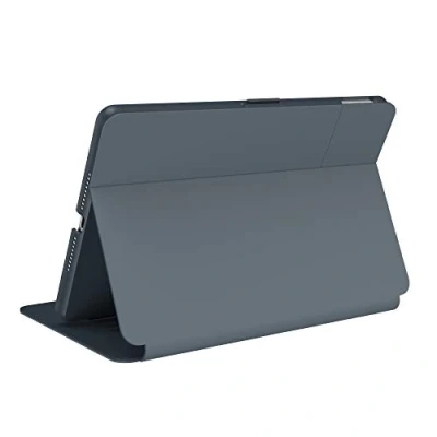 Image of Speck Products StyleFolio iPad Case (2019) and Stand, Stormy Grey/Charcoal Grey