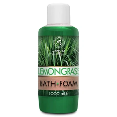 Image of Bath Foam Lemongrass 1000ml Body Care Good Sleep Beauty Bathing Wellness Relax Aromatherapy Spa Bubble Baths