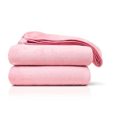 Image of Amago Cuddly Blanket, Cashmere Feel, 130 x 170 cm Dusty Pink