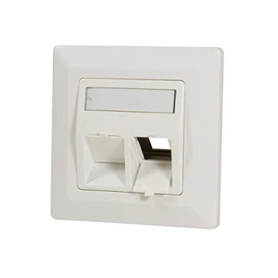 Image of Logilink Professional Keystone NK4021 Flush Mounted Box for 2 Sockets/Modules with 45 Outlet