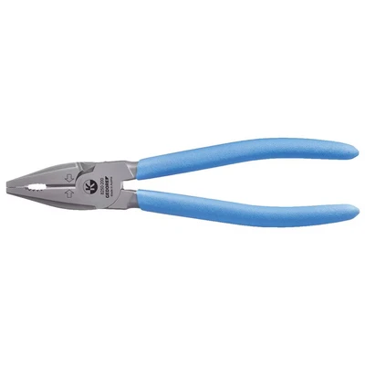 Image of GEDORE Power combination pliers for cutting/holding/twisting, Non slip grips, Length 160 mm, HRC 62 64, 8250 TL