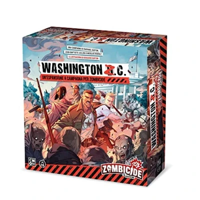 Image of Asmodee Zombicide, Second Edition: Washington Z.C. Board Game Expansion, 1 6 Players, Italian Edition