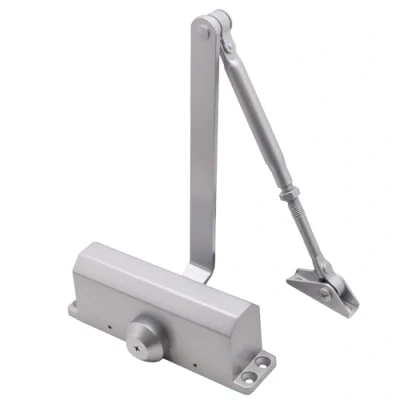 Image of EAI Overhead Fire Door Closer Universal Reversible Push or Pull Side Power Size 3 Silver