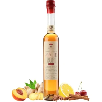 Image of The Sweet Potato Spirit Spiced Rum, 50cl 42% ABV, Natural Flavoured Rum Alcohol with Potatoes, Warm Spices &amp; Ginger Notes Ideal for Cocktails Desserts