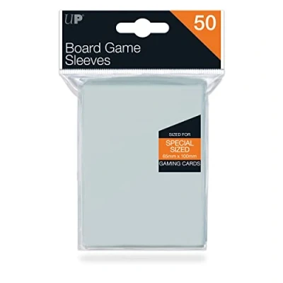 Image of Ultra Pro 82660 Board Game Sleeves 65mm x 100mm (50 Count), Cream
