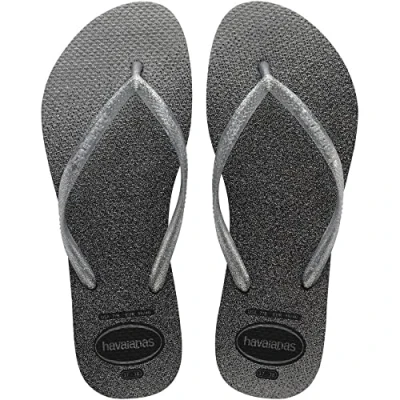 Image of Havaianas Women&#039;s Flip Flop, Black, 1/2 UK