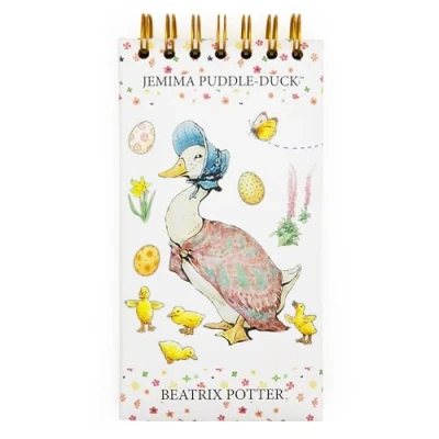 Image of Robert Frederick Beatrix Potter Jemima Puddle Duck Tall Wiro Notes To Do List Pad Notebook