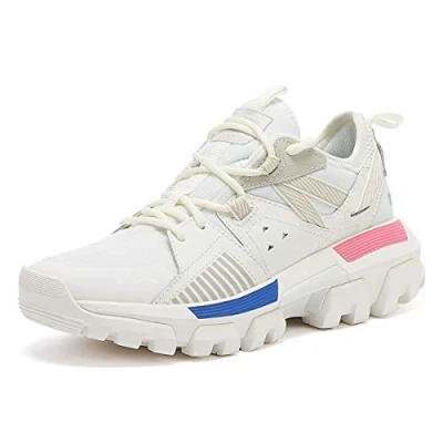 Image of Caterpillar Raider Sport Mens White Trainers Multicolour Size UK 6