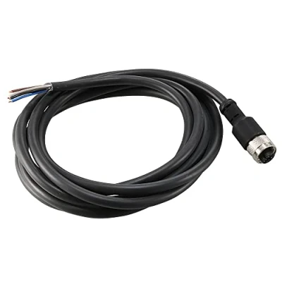 Image of Sourcingmap M12 Female Straight 5 Pin Connector Aviation Socket Electrical Cable 2M