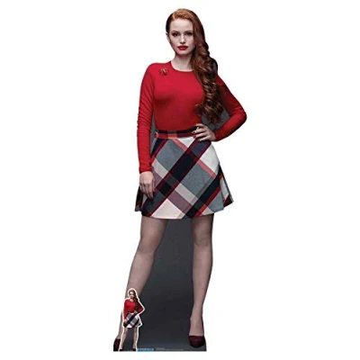 Image of STAR CUTOUTS SC1388 Life Size Cut Out Cheryl Blossom (Madelaine Petsch Riverdale) 169cm Tall, Multicolour