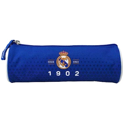 Image of Real Madrid School Pencil Case Official Collection, Multicolored, 7 x 21 cm,